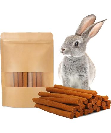 HZSZJMN 300g Bunny Chew Toys Rabbits Chew Sticks Natural Carrot sticks Teeth Grinding Toy Rabbit Hamster Guinea Rat Gerbil Small Animals Toys Improves Dental Health
