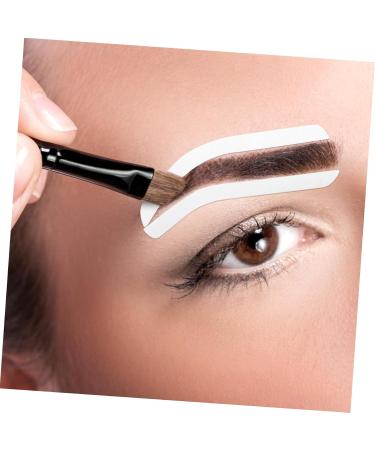 Mikinona 12 Sheets Eyebrow Ruler Stencils White Brow Mapping Stickers Eye Brow Shapers - Buy Online on SooperMarket.com