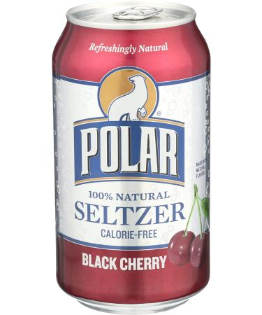 Polar Seltzer Water Black Cherry 12 fl oz