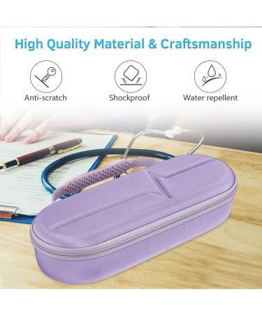 Hard Travel Stethoscope Case for 3M Littmann Classic III, Cardiology IV, MDF Acoustica - Purple - Buy Online on SooperMarket.com