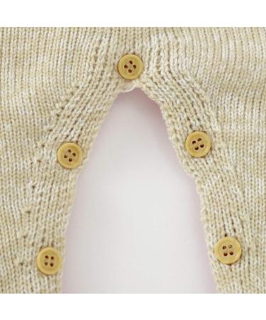 Christmas Reindeer Baby Romper | Winter Knit Long Sleeve Outfit - Newborn 3-6 Months - Buy Online on SooperMarket.com