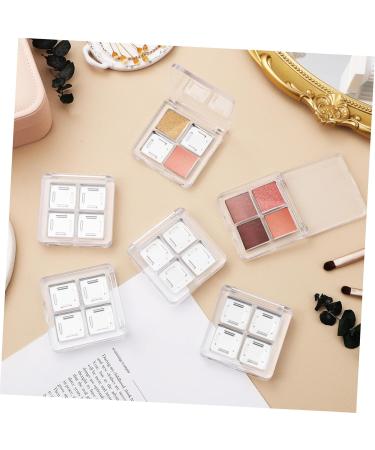 Gogogmee 6 Pcs Eye Shadow Empty Boxes Clear Eyeshadow Pans Eyeshadow Palette Transparent - Buy Online on SooperMarket.com