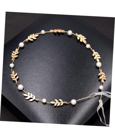 minkissy Hair Bands for Women's Hair Wedding Headband Ladies Headbands Bride Headpieces for Wedding Headwear for Women Bride Headband Gold Tiara Gold Hair Ties Bridesmaid Crystal Pearl - Buy Online on SooperMarket.com
