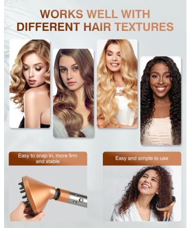 Upgrade Your Styling: Dyson Airwrap Diffuser Nozzle Attachment - Compatible with HS05 HS03 HS01 in Rich Copper - Buy Online on SooperMarket.com
