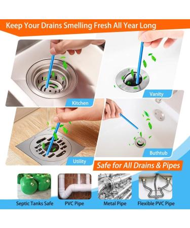 Drain Sticks DrainStix Drain Cleaner Sticks Odor Eliminating Clog Removing Sticks for Sinks & Drains Lemon-XM - Buy Online on SooperMarket.com