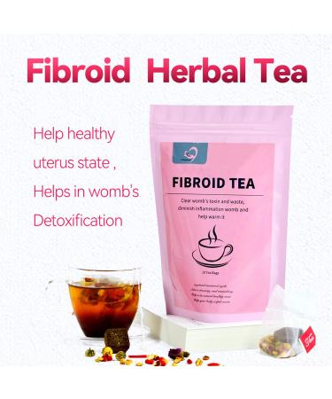 Hiherbs Fibroid Tea: Natural Solution to Shrink Ovarian Cysts - 10 Tea Bags - Buy Online on SooperMarket.com