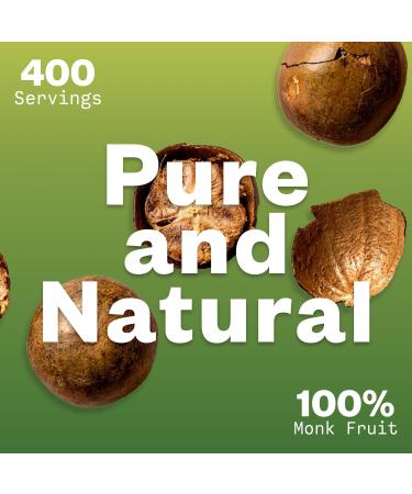 Organic Monk Fruit Extract 125g - Sugar-Free Natural Sweetener | 100% Pure, Paleo & Keto Friendly | Zero Calories & Carbs - PuriSure - Buy Online on SooperMarket.com