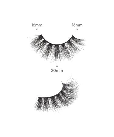 i-ENVY Luxury Mink Collection 3D Multi-Curl Angle Eyelashes - 100% Real Mink for Maximum Fluffiness and Glamorous Eye Look - Buy Online on SooperMarket.com