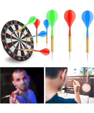 Accmor 18 Pcs Steel Tip Darts Set for Bar Dart, Metal Darts for Dartboard - Buy Online on SooperMarket.com