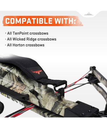 Wicked Ridge Neoprene Sling - Adjustable 1.25 Shoulder Strap with Thumb Loop - Compatible with TenPoint, Wicked Ridge & Horton Crossbows - Buy Online on SooperMarket.com