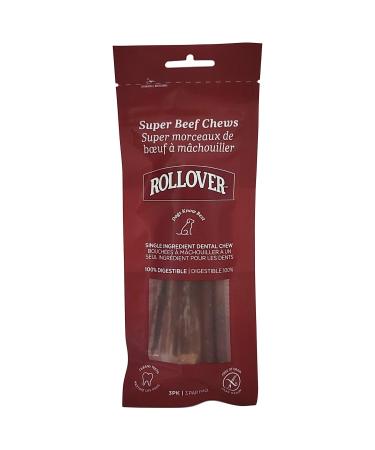 Rollover Super Beef Chews - 3pk (6-6.5") 1 count (Pack of 3)