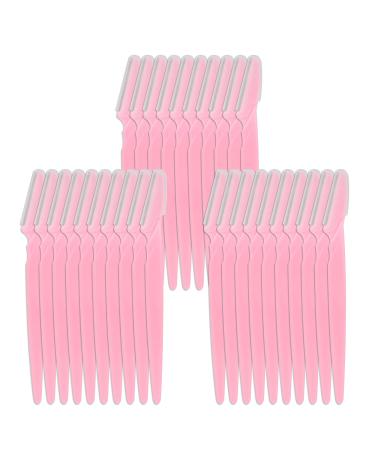 WBCBEC 30 Pieces Eyebrow Razor Shaper Trimmer Shaver Facial Razor with Precision Cover for Women and Men