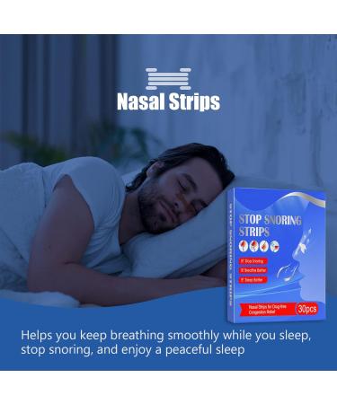 Nasal Strips Anti Snoring Devices - 60 Pcs Nose Strips for Effective Snoring Relief and Nasal Congestion - Buy Online on SooperMarket.com