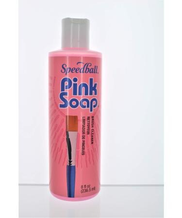 Speedball Pink Soap Brush Cleaner 8 fl oz