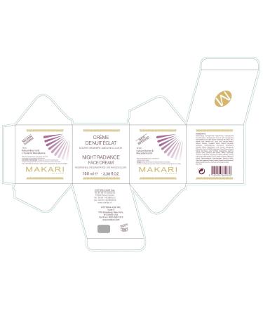 Buy Makari Night Radiance Face Cream | Overnight Moisturizer for Dry & Maturing Skin | Vegan & Scar-Reducing - 3.35 Oz - Buy Online on SooperMarket.com
