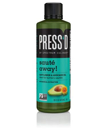 Spectrum Press'd Safflower & Avocado Oil Saut Away! 16 Oz (Pack of 6)