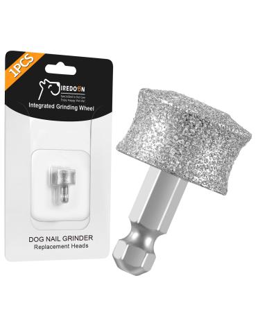 Iredoon dog nail grinders replacement head integrated grinding head for Casfuy and most brands highly efficient safe and durable (1 piece) 1 piece 80#