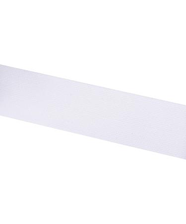 Mandala Crafts White Knit Elastic Band - 2 Inches 25 Yards - Flat Stretch Strap Spool for Waistbands - Sewing Elastic - Buy Online on SooperMarket.com