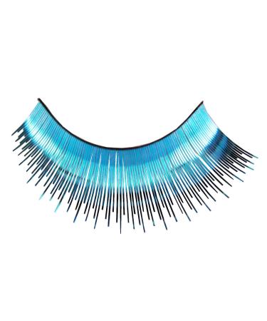 Eulenspiegel 000175 - Eyelashes light blue metallic 1 ml special eyelash glue instructions blue light blue metallic