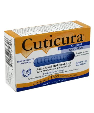 Cuticura Original Soap Bar 3 oz Box (88ml) - 3 Pack - Buy Online on SooperMarket.com