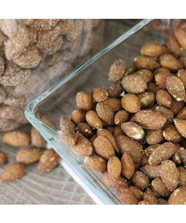 Jake's Nut Roasters Bleu Cheese Cracked Pepper Almonds - High-Protein Snack (2 Pack, 7oz) | Whole Dry Roasted Almonds with Savory Seasoning - Buy Online on SooperMarket.com