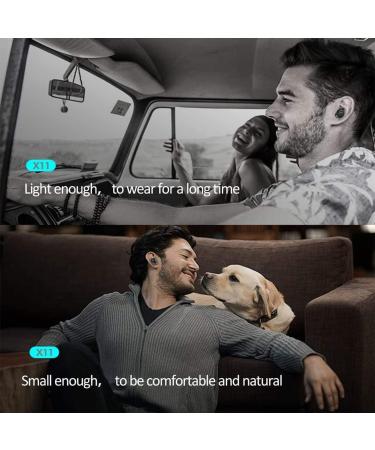 LEZII Single Bluetooth Earbud Mini Wireless Headset with Mic and Magnetic USB Charging - Waterproof Sport Earpiece for Samsung iPhone - Ideal for Car, Business Use - Buy Online on SooperMarket.com