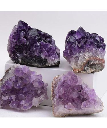 1pc Natural Amethyst Crystal Cluster Quartz Raw Purple Stone Ornaments Feng Shui Ore Home Decoration Household Natural Stones and Minerals (Color : Amethyst Cluster 1pc Size : 120-180g) 120-180g Amethyst Cluster 1pc - Buy Online on SooperMarket.com