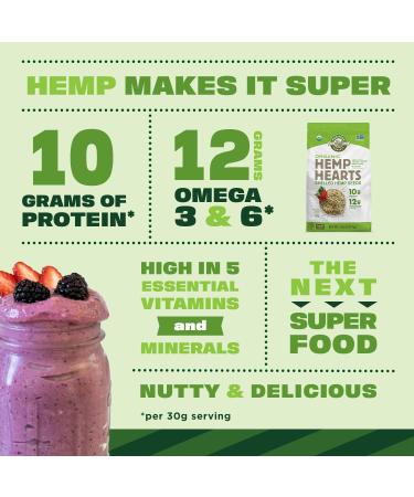 Organic Hemp Seeds 5lb - 10g Protein, 12g Omega 3 & 6 | Non-GMO, Vegan, Gluten Free | Manitoba Harvest - Buy Online on SooperMarket.com