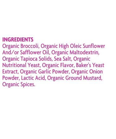 Rhythm Superfoods Crunchy Broccoli Bites - White Cheddar & Parmesan - Organic, Non-GMO, Vegan/Gluten-Free - 1.4 Oz (Pack of 4) - Buy Online on SooperMarket.com