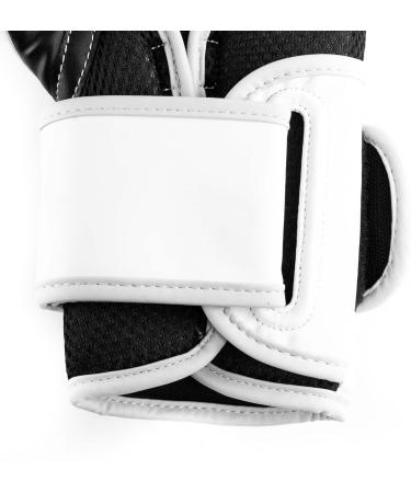 Everlast Unisex Adult Boxing Gloves Powerlock 2 - 16oz Training Gloves in White | Premium Quality & Durability for Boxing & Fitness - Buy Online on SooperMarket.com