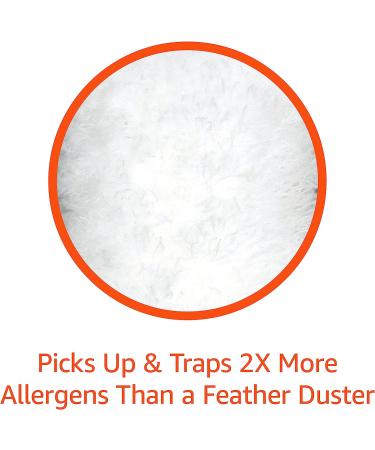 Amazon Basics 360 Heavy Duty Duster Kit - 7 Dusters + 1 Handle (Pack of 2) | Ultimate Cleaning Solution - Buy Online on SooperMarket.com