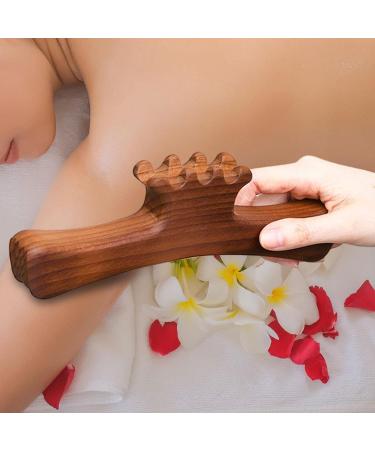 Colcolo Gua Sha Stick - Wooden Massage Tool for Neck & Back Relief | SPA Quality Manual Hand Massager - Buy Online on SooperMarket.com