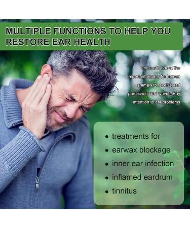 Ear Health Care Drops 20ml for Inner Ear Obstruction, Tinnitus & Discomfort - White Teeth Grills, One Size - Buy Online on SooperMarket.com