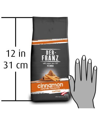 Der-Franz Coffee - Flavored Cinnamon Arabica & Robusta Beans 1 kg | Premium International Shipping - Buy Online on SooperMarket.com