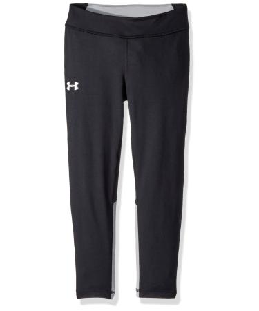 Under Armour Girls' Finale Capris X-Small Black (001)/White