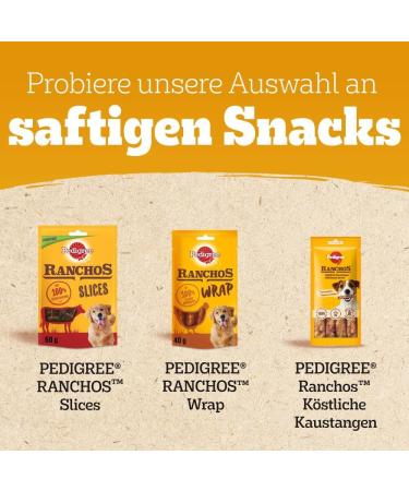 Buy Pedigree Ranchos Original Dog Snacks - 7 Pack (7x70g) | Soft Beef Treats for Small & Large Dogs - International Shipping Available - Buy Online on SooperMarket.com