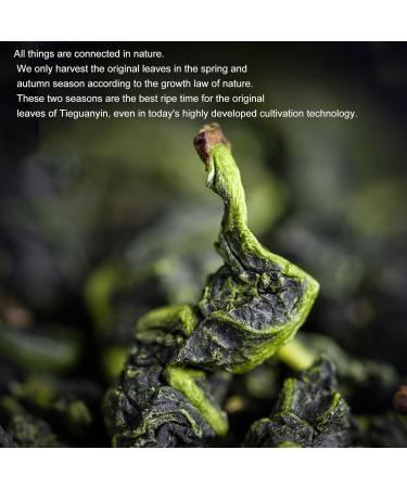Handpicked Tie Guan Yin Tea Leaves and Floral Fragrance Loose Leaf Tea Premium Tie Guan Yin Oolong Tea  - Buy Online on SooperMarket.com