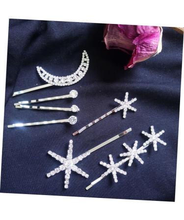 Gogogmee Clip Hair Accessories for Hair Decorations Bling Hair Pearl Hair Accessories Barrettes for Women Jeweled Barrettes Flower Decor Rhinestone Bobby Pins Fashion Hair Pin - Buy Online on SooperMarket.com