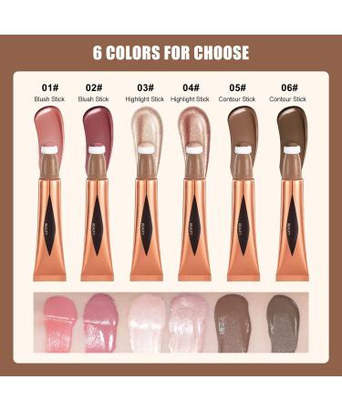 Buy Prreal Liquid Contour Beauty Wand 06 | Long-Lasting Waterproof Concealer Cream & Makeup Stick - Natural Matte Finish & Easy Application - Dark Brown (1 Pack) - Buy Online on SooperMarket.com