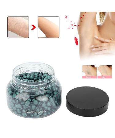 Hard Wax Pearls for Hair Removal - 150g Green Wax for Men & Women | Bulk Brazilian Wax for Armpits Back & Chest - Buy Online on SooperMarket.com