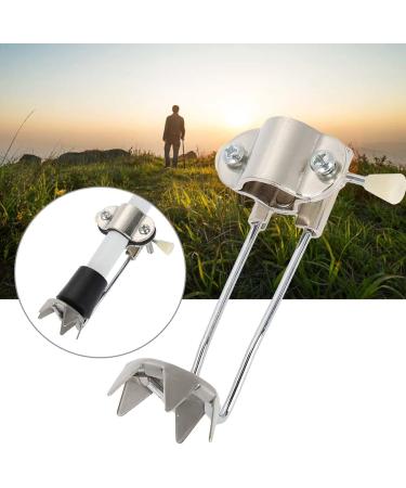 Cane Ice Grip Attachment Outdoor Non-Slip Walking Mobility Crutches Ice Grip Hiking Pole Tip with Protective Rubber Pads - Buy Online on SooperMarket.com