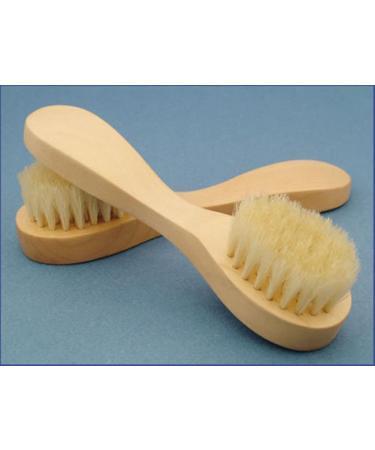 Hiibaby 2PCS Facial Cleaning Exfoliate Brush Facial Skin Care Tool Pore Cleaner Brush with High Grade wood Holder and Soft Bristle 100% Natural Bristles - Buy Online on SooperMarket.com
