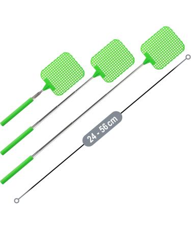 COM-FOUR 6x Telescopic Flaps - Insect Protection & Pest Control Fly Catcher - Colorful 6-Piece Set for International Shipping - Buy Online on SooperMarket.com