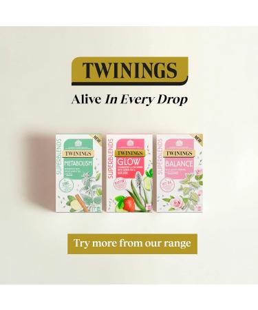 Twinings Superblends Matcha Green Tea - 20 Teabags | Energizing and Antioxidant-Rich Blend - Buy Online on SooperMarket.com
