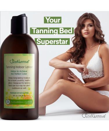 Natural Sun Tan Body Lotion 8 Oz | Long-Lasting Tan Moisturizer | Just Nutritive - Buy Online on SooperMarket.com