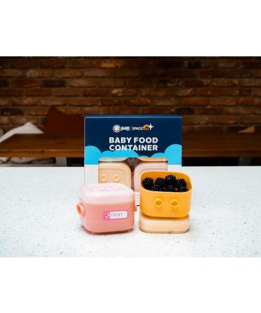 Stackable Snack Pots with Soft Bases & Leakproof Lids - Colorful Storage & Weaning Containers - Buy Online on SooperMarket.com