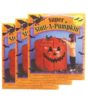 Super Stuff A Pumpkin Leaf Bags - 3 Pack