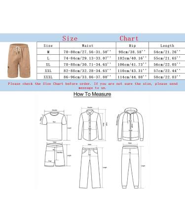 Qwuveds Men's Summer Fashion: Casual Single-Colored Pants Shorts Overalls & Jogging Shorts | Modern Stretch Fit - Buy Online on SooperMarket.com