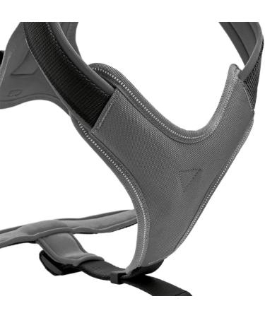 HUNTER Neoprene Dog Harness | Padded Nylon | Adjustable M/2 (58-72 cm) | Black/Grey - International Shipping - Buy Online on SooperMarket.com