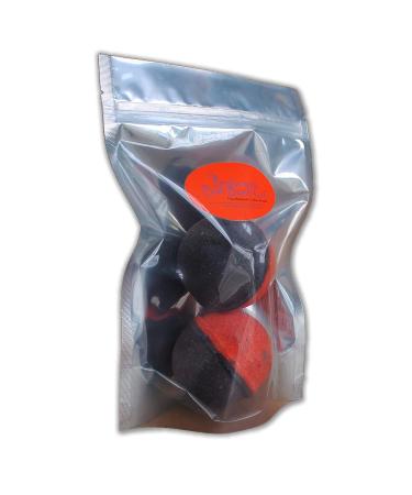Certified Smart Ass Bath Bombs - XL Black and Red Fizzers (2 Count) Handcrafted in America - Buy Online on SooperMarket.com